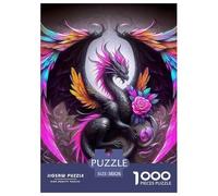 Dragon 1000 Pièces Mythique Puzzle en Papier Jeu D'intelligence Cadeau Unique Adultes Et Adolescents Dès 14 Ans 38x26cm/1000pcs