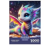 Dragon 1000 Pièces Mythique Puzzle en Papier Jeu Éduchatif Défi Cadeau Unique Adultes Et Adolescents Dès 14 Ans 70x50cm/1000pcs