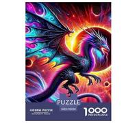 Dragon 1000 Pièces Mythique Puzzle en Papier Matériaux Recyclés Cadeau Unique Adultes Et Adolescents Dès 14 Ans 70x50cm/1000pcs