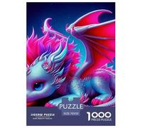 Dragon 1000 Pièces Mythique Puzzle pour Adultes Jeu D'intelligence Cadeau Unique Adultes Et Adolescents Dès 14 Ans 70x50cm/1000pcs