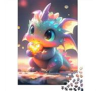 Dragon 1000 Pièces Papier Résistant Bébé avec Une orbite Puzzle Adultes Puzzle Portable Soirée Jeux en Famille Stimulant Et Amusant Facile Nettoyer 52x38cm/1000pcs