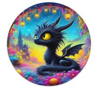 Dragon 1000 Pièces Puzzle pour Adultes Jeux De Défi Familial Puzzle Anti-Stress Entraîner La Mémoire du Cerveau pour Adultes Et Enfants De 14 Ans Et Plus 1000pcs (67.5x67.5cm)