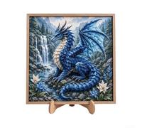 Dragon 3D coloré pour textile - 20 cm - Pour la fabrication de costumes | Les motifs de dragon 3D vifs inspirent les projets fantastiques, idéal pour les costumes, facile à coudre