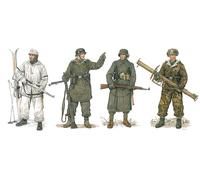 Dragon 6705 German Winter Combatants 1943-45 (4 Figures Set) Model Kit 1:35