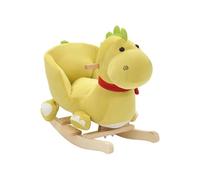 vidaXL Dragon à Bascule avec Dossier Peluche Animal Vert Citron Jouet Enfant Vert G