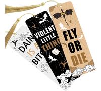 Dragon Acrylic Bookmarks For Book Lovers-Unique For Men,Reading Accessories-3 Pack