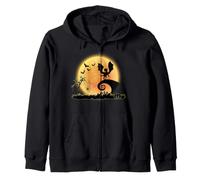 Dragon and Moon Funny Scary Halloween Costume Sweat à Capuche