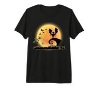 Dragon and Moon Funny Scary Halloween Costume T-Shirt Haut de Gamme
