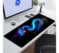 Dragon Animal Abstrait Tapis de Souris de Jeu 1000x500x3 mm Grand Tapis de Souris Gaming sous-Main Bureau Gamer Large avec Base Antidérapante Tapis de Clavier Lavable pour Gamer PC