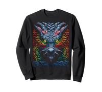 Dragon Animal Art, Mandala, Motif Fantastique Sweatshirt