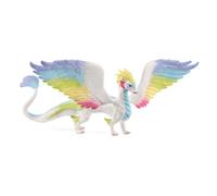 Figurine Dragon arc-en-ciel, dès 5 ans, Schleich 70728 Bayala, 34 x 23 x 11 cm