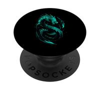 Dragon Art Fanatsy Japan Cool Motif Homme Femme PopSockets PopGrip Adhésif