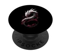 Dragon Art Fanatsy Japan Cool Motif Homme Femme PopSockets PopGrip Adhésif