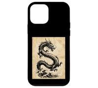 Dragon Art Vintage Japonais à l'encre lavée Coque pour iPhone 12 Mini