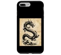 Dragon Art Vintage Japonais à l'encre lavée Coque pour iPhone 7 Plus/8 Plus