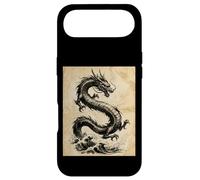 Dragon Art Vintage Japonais à l'encre lavée Coque pour iPhone Air