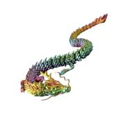 Dragon articulé imprimé en 3D, dragon articulé imprimé en 3D | Grand dragon imprimé 3D avec articulation flexible, figurines d'animaux, articles d'impression 3D, décoration d'intérieur, modèles de