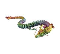 Dragon articulé imprimé en 3D,Dragon commun d'impression 3D,Grand imprimé en avec Joint Flexible - Décoration d'intérieur Fantastique, Jouet de Bureau coloré, modèles de pour garçons