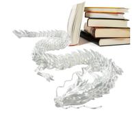 Dragon articulé imprimé en 3D | Figurine de Jouet Dragon imprimée en 3D - Fournitures de décoration au Design Cool pour Les Maisons, Les Aquariums, Les Voitures et Les Bureaux.