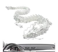 Dragon articulé imprimé en 3D | Figurine de Jouet Dragon imprimée en 3D | Fournitures de décoration de détails captivants pour Les Aquariums, Les Voitures, Les Bureaux et Les Maisons