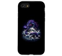 Dragon Autour de la Lune Fantasy Ocean Power Coque pour iPhone SE (2020) / 7/8