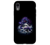 Dragon Autour de la Lune Fantasy Ocean Power Coque pour iPhone XR