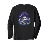 Dragon Autour de la Lune Fantasy Ocean Power Manche Longue