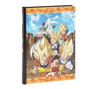 DRAGON BALL Agenda scolaire officiel Dragon Ball, Agenda 12 mois, idéal pour l'école primaire, avec couverture rembourrée et 320 pages intérieures imprimées en couleur, 13 x 17,8H, noir