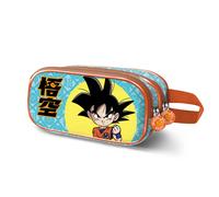 Dragon Ball Brave Trousse 3D Double, Bleu Bleu