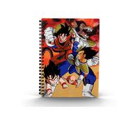 Dragon Ball - Cahier Effet 3d Goku Vs Vegeta
