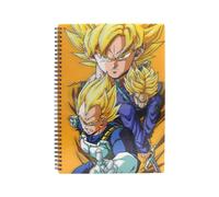 Dragon Ball - Cahier Effet 3d Saiyans