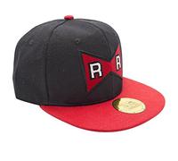 Dragon Ball Casquette Snapback-Noir & Rouge-Red Ribbon Baseball - Multicolore - Taille unique