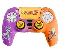 FRTEC - Dragon Ball Z Combo Pack, Coque Rigide + Grips + Sticker pour PS5 DualSense, Goku et Freezer