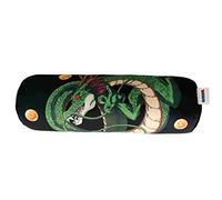 Dragon Ball Coussin cylindrique Design Shenron, Peluche, Dimensions 36 x 12 x 12 cm, Couleur Vert et Noir, Produit Officiel (CyP Brands)