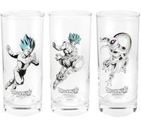 ABYSTYLE Dragon Ball Dragonball Lot de 3 verres (29 cl) Assault Freezer Goku Vegetha