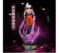 Dragon Ball - Figurine Son Goku Ultra Instinct Super Saiyan - Statue Lumineuse