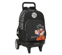 Dragon Ball - Grand sac à dos à roulettes, compact évolution, amovible, idéal pour les enfants de différents âges, confortable et polyvalent, qualité et résistance, 33 x 22 x 45 cm