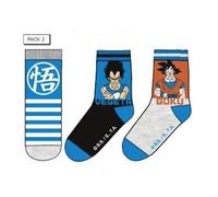 Dragon Ball - Pack De 3 Chausettes Vegeta/Goku (T35/37)