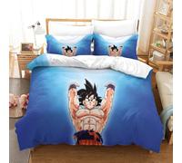 Dragon Ball Pcs Parure De Lit - Housse De Couette Douce Housse Couette Imprim¿¿ D Avecfermeture ¿¿Clair+ D'oreiller King£¿Xcm£©