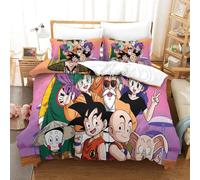 Dragon Ball Pcs Parure De Lit - Housse De Couette Douce Housse Couette Imprim¿¿ D Avecfermeture ¿¿Clair+ D'oreiller Double£¿Xcm£©
