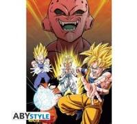 Dragon Ball - Poster Grand Format Dbz/ Buu Vs Saiyans