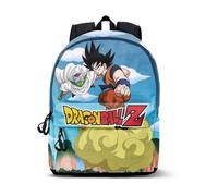 Dragon Ball Sac à dos 'Goku & Piccolo' azur / jaune / rouge / noir, Taille One Size