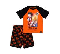 Dragon Ball Set 'Super Saiyajin Goku ' orange / noir, Taille 152
