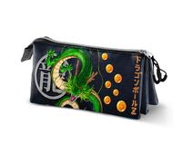 Dragon Ball Shenron Trousse Triple, Bleu Foncé Bleu