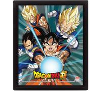 Dragon Ball Super - Affiche lenticulaire 3D La puissance des Saiyans