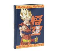 DRAGON BALL SUPER Agenda scolaire officiel Dragon Ball, Agenda 12 mois, idéal pour l'école primaire, avec couverture rembourrée et 320 pages intérieures imprimées en couleur, 13 x 17,8 H cm