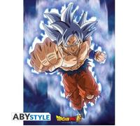 GB eye - Poster DRAGON BALL SUPER Goku Ultra Instinct - Produit Officiel - Affiche - Dimensions 52 x 38 cm