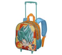 Dragon Ball Super-Sac à Dos à roulettes Petit, Multicolore, 26 x 34 cm, Capacité 12,5 L