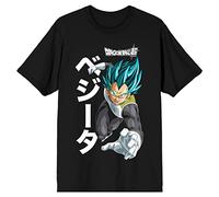Dragon Ball Super Saiyan Vegeta T-Shirt Homme, noir, XX-Large