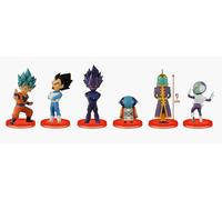 Dragon Ball Super World Collectible Figure Vol.5 Anime Goods Prizes Banpresto (All 6 Types Full Combo Set) [Import Japonais]